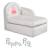 Canapé méridienne pour enfant en velours doux peppa pig Beige - peppa pig 6 - vertbaudet enfant 