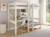 Lit mezzanine avec bureau et fauteuil convertible calvi Blanc 1 - vertbaudet enfant 