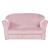 Canapé club en velours doux pour enfant - rembourré en mousse - lil sofa Gris argenté+Rose pastel 9 - vertbaudet enfant 