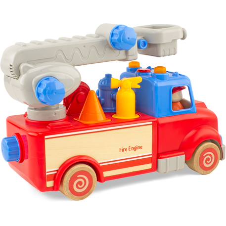 Routoudou - camion de pompier Rouge 3 - vertbaudet enfant 