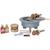 Ensemble de jouets barbecue Bleu, rouge, marron 4 - vertbaudet enfant 
