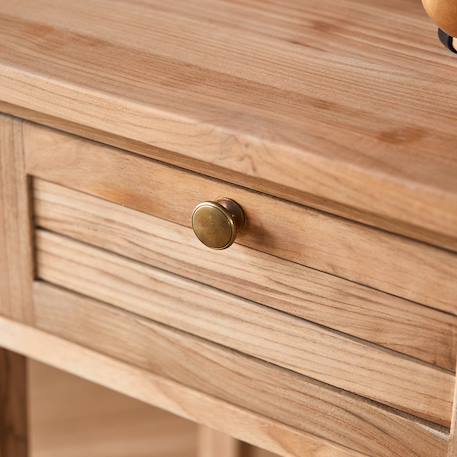 Chevet enfant en bois de teck suzette Marron clair 2 - vertbaudet enfant 