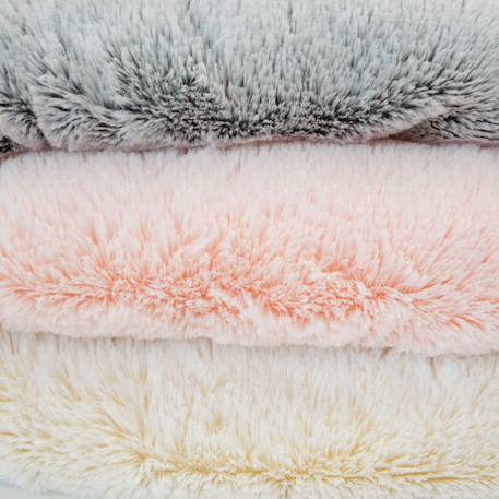 Couverture microdoux snow crème (75 x 100 cm) Crème 2 - vertbaudet enfant 