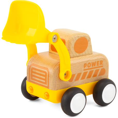 Routoudou - mini chargeuse Jaune 4 - vertbaudet enfant 