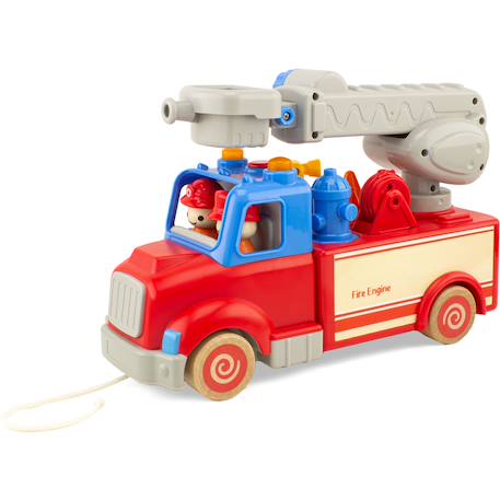 Routoudou - camion de pompier Rouge 4 - vertbaudet enfant 
