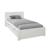 Lit avec chevets et tiroir pin massif  colette Blanc 6 - vertbaudet enfant 