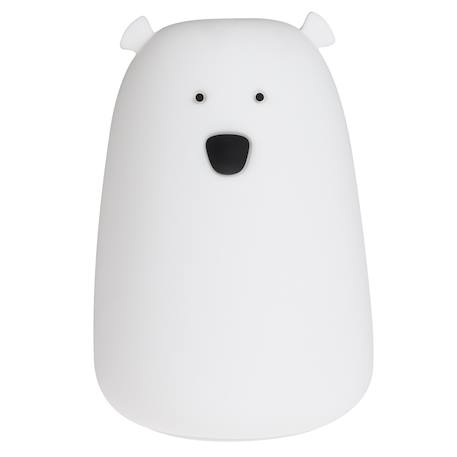 Veilleuse téo ours avec télécommande Blanc 1 - vertbaudet enfant 