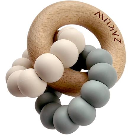 Anneau de dentition Beige, bleu+Rose/beige 1 - vertbaudet enfant 