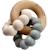 Anneau de dentition Beige, bleu+Rose/beige 1 - vertbaudet enfant 
