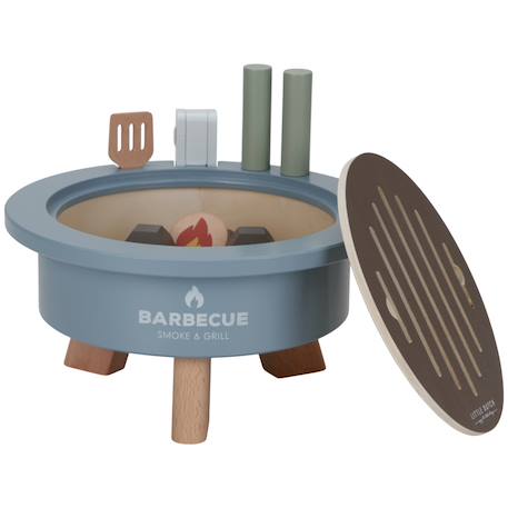 Ensemble de jouets barbecue Bleu, rouge, marron 2 - vertbaudet enfant 