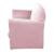Canapé club en velours doux pour enfant - rembourré en mousse - lil sofa Gris argenté+Rose pastel 11 - vertbaudet enfant 