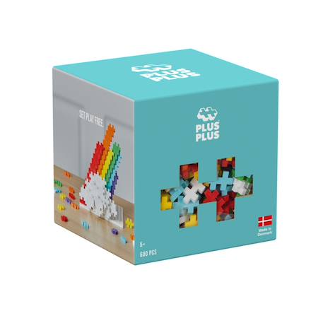 Recharge 600 pcs Plus Plus Arc-en-ciel+Basic+Néon+Pastel+Phosphorescent 4 - vertbaudet enfant 