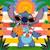 Puzzle stitch aloha 3x49 pcs Bleu 4 - vertbaudet enfant 