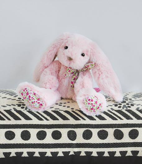 Peluche lapin rose 40 cm Rose 2 - vertbaudet enfant 
