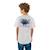 T-shirt  confort fit avec print devant et dos monkey business Blanc/gris 2 - vertbaudet enfant 