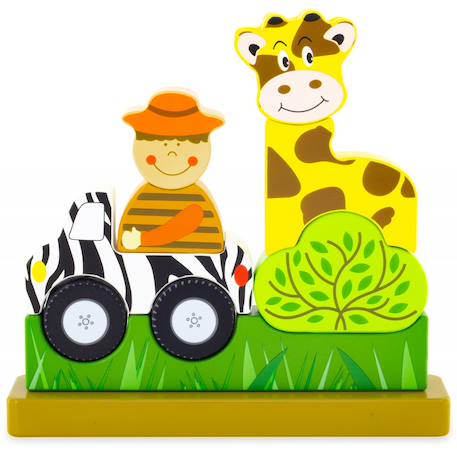 Puzzle magnétique zoo Jaune 2 - vertbaudet enfant 