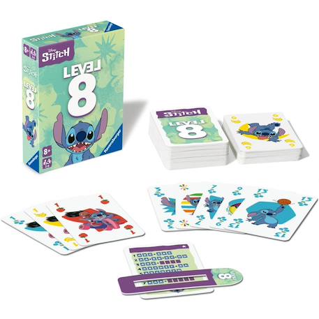 Jeu de cartes level 8 stitch Bleu 2 - vertbaudet enfant 