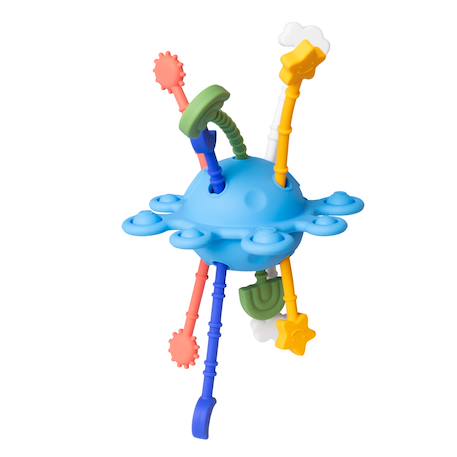 Jouet sensoriel planète multicolore Bleu+Violet 4 - vertbaudet enfant 