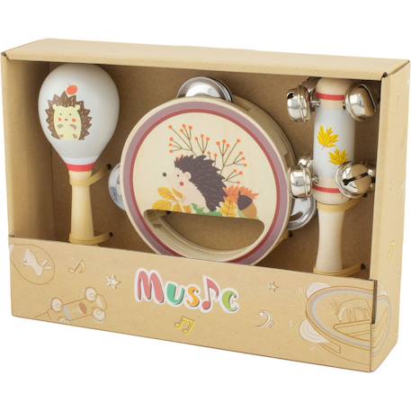 Set musical hérisson Beige 2 - vertbaudet enfant 