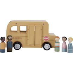 Jouet-Bus scolaire avec figurines