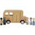 Bus scolaire avec figurines Jaune, bleu, rose 1 - vertbaudet enfant 