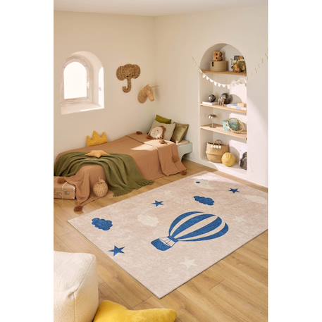 Tapis enfant montgolfière Bleu 2 - vertbaudet enfant 