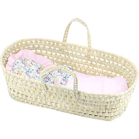Couffin poupée 50 cm liberty rose Beige 2 - vertbaudet enfant 