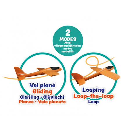 Planeur 48 cm Orange 4 - vertbaudet enfant 