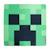 Tapis gamer minecraft carré - moelleux et antidérapant Vert - creeper 1 - vertbaudet enfant 