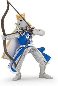 Jouet-Jeux d'imagination-Figurine roi au dragon à l'arc