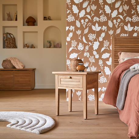 Chevet enfant en bois de teck suzette Marron clair 1 - vertbaudet enfant 