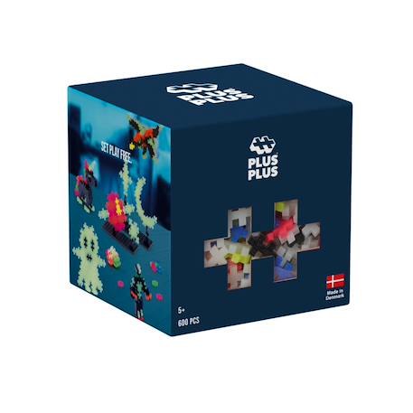 Recharge 600 pcs Plus Plus Arc-en-ciel+Basic+Néon+Pastel+Phosphorescent 20 - vertbaudet enfant 