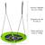 Kangui balançoire ronde nid d'oiseau rond ø100cm - vert - charge 150kg maxi Vert 4 - vertbaudet enfant 