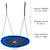Kangui balançoire ronde nid d'oiseau rond ø100cm - bleu - charge 150kg maxi Bleu 4 - vertbaudet enfant 