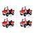 Rollyunimog fire truck avec frein et lumières Rouge 4 - vertbaudet enfant 