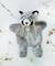 Marionnette à main panda gris 25 cm Gris 2 - vertbaudet enfant 