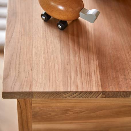 Chevet enfant en bois de teck suzette Marron clair 3 - vertbaudet enfant 