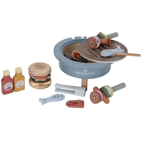 Ensemble de jouets barbecue Bleu, rouge, marron 6 - vertbaudet enfant 