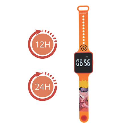 Montre digitale led naruto Orange 3 - vertbaudet enfant 