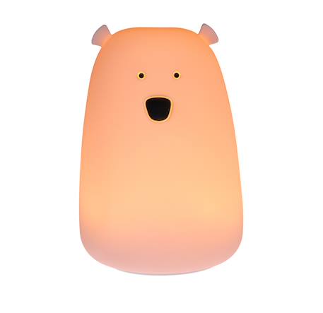 Veilleuse téo ours avec télécommande Blanc 4 - vertbaudet enfant 