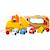 Routoudou - camion porte voitures Jaune 4 - vertbaudet enfant 