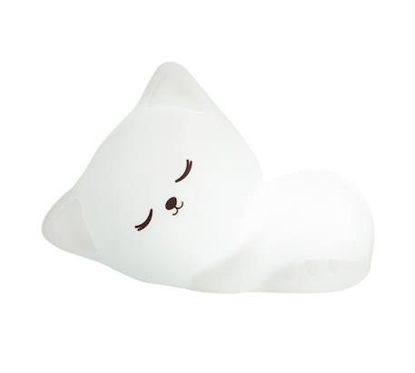 Veilleuse stella chat avec télécommande Blanc 1 - vertbaudet enfant 