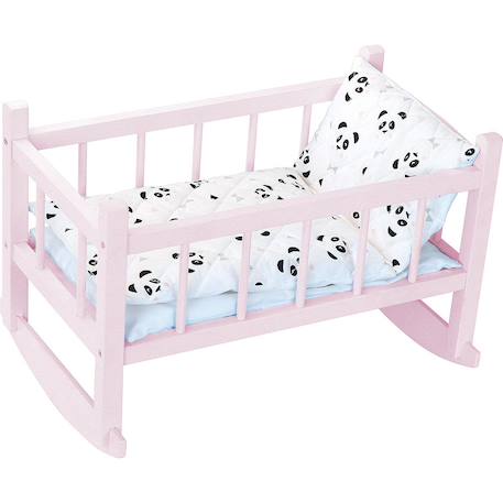 Lit bercelonnette poupée 40 cm panda Rose 2 - vertbaudet enfant 