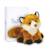 Peluche gus le renard 28 cm Orange 1 - vertbaudet enfant 