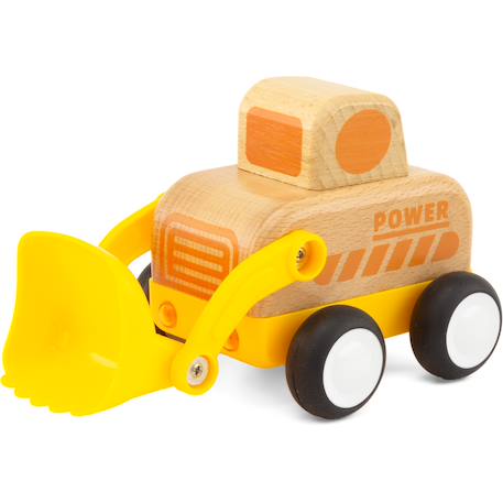 Routoudou - mini chargeuse Jaune 1 - vertbaudet enfant 
