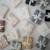 Couverture tricotée en coton bio textured dots off white (80 x 100 cm) Ecru 5 - vertbaudet enfant 