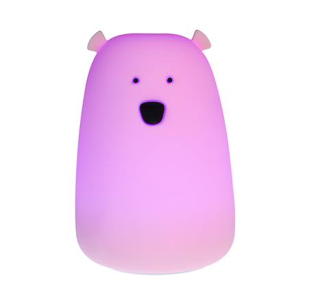 Veilleuse téo ours avec télécommande Blanc 3 - vertbaudet enfant 