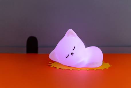 Veilleuse stella chat avec télécommande Blanc 3 - vertbaudet enfant 