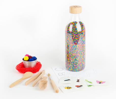 Bouteille sensorielle wow touch bottle Bleu 2 - vertbaudet enfant 