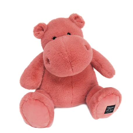 Peluche hippo hip chic terracotta 40 cm Rose 1 - vertbaudet enfant 